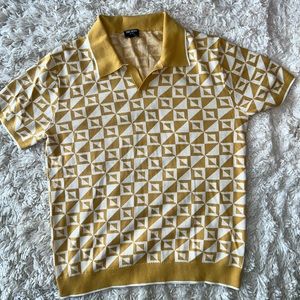 Todd Snyder Diamond Pattern Polo